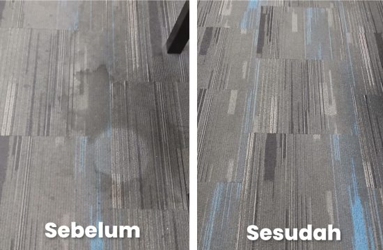 Bahaya karpet Kantor Kotor