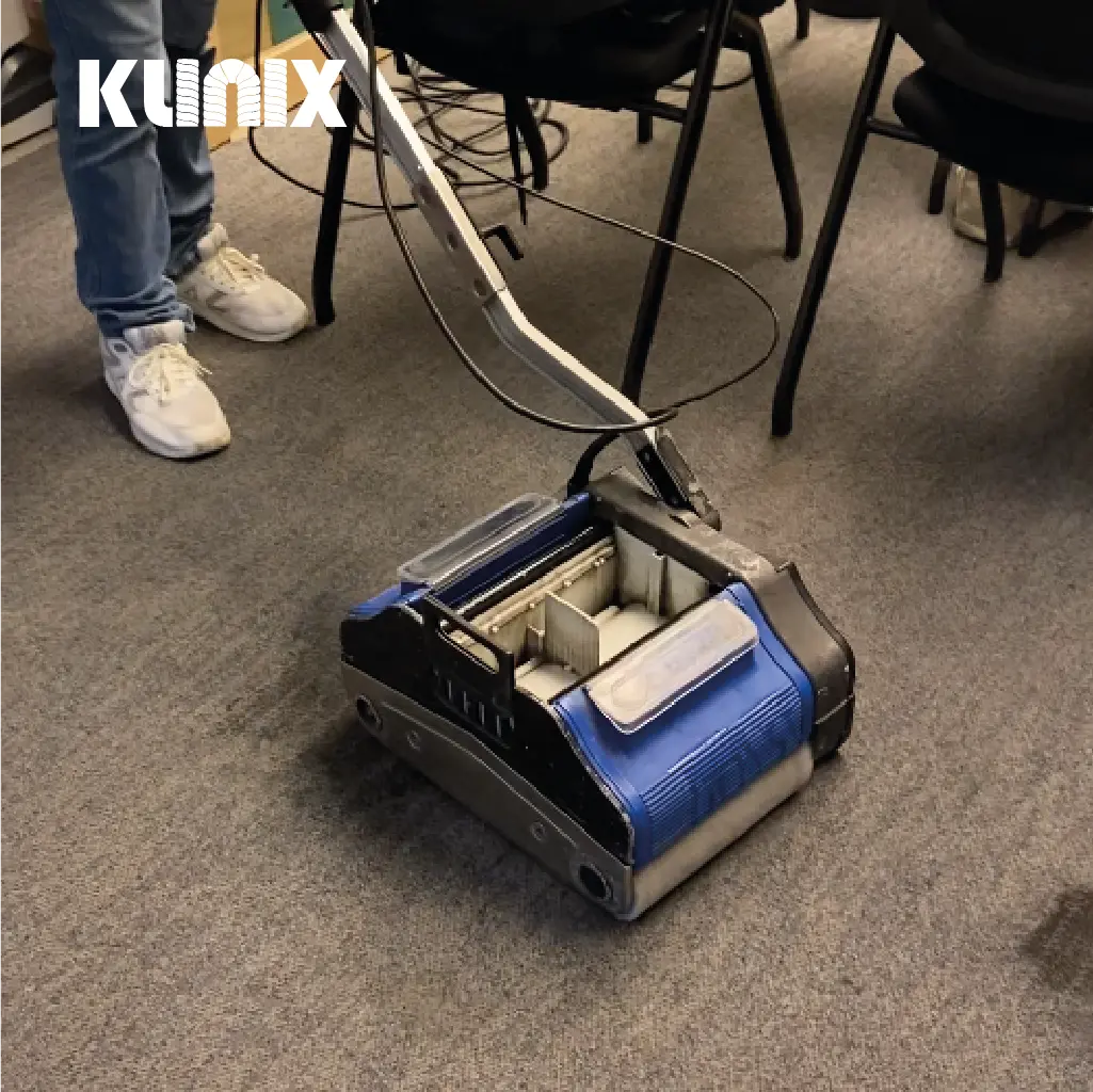 asa cuci karpet kantor dengan mesin duplex