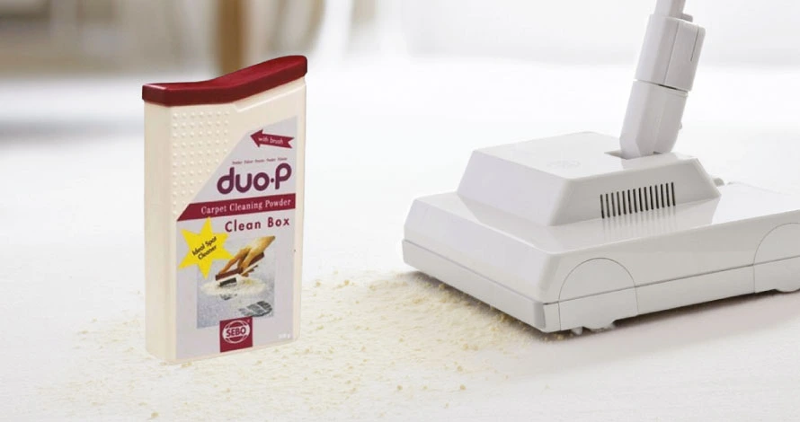 Vacuum kering karpet kantor